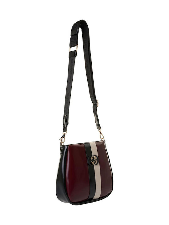 FRNC Damen Tasche Crossbody Burgundisch