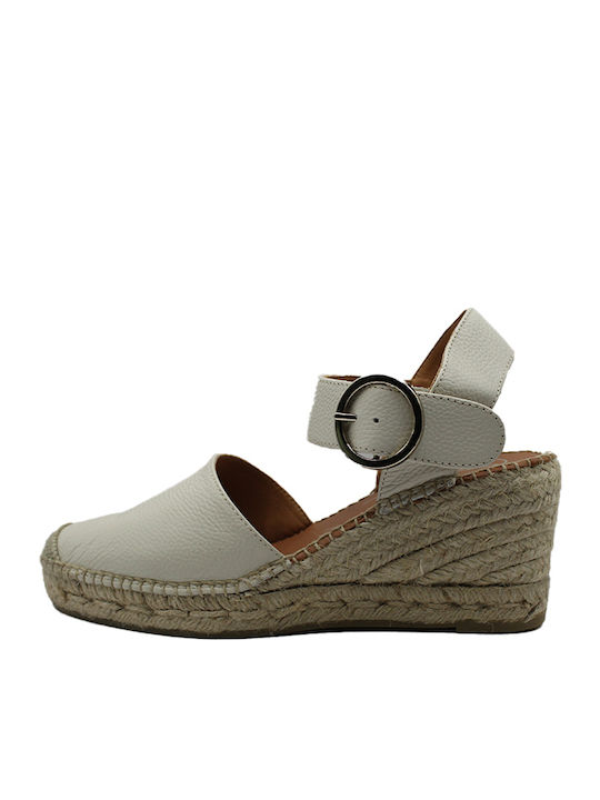 Women's Platform Espadrilles White