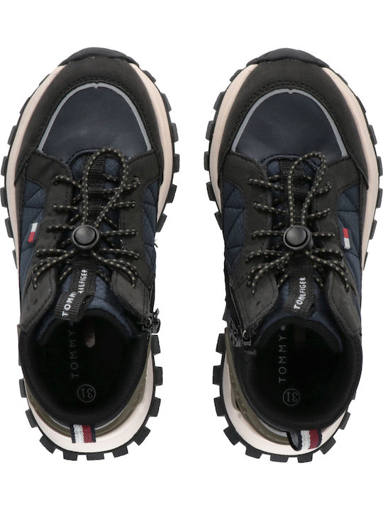 Kids Boots with Laces Black
