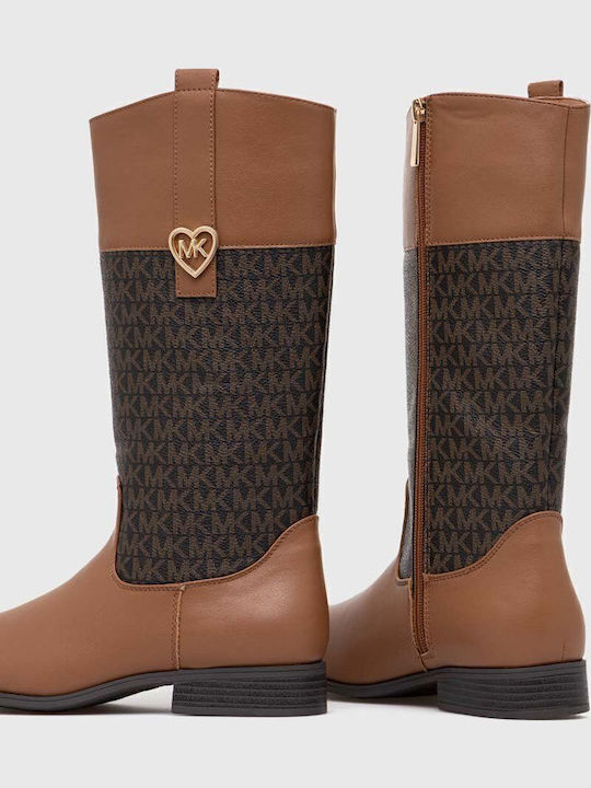 Finley Heart Kinderstiefel mit Reißverschluss Braun