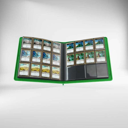 Gamegenic Zip-Up Album 24 Pocket Binder 12-Pocket Standard Size Green
