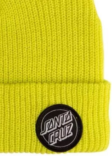 Knitted Beanie Cap Yellow