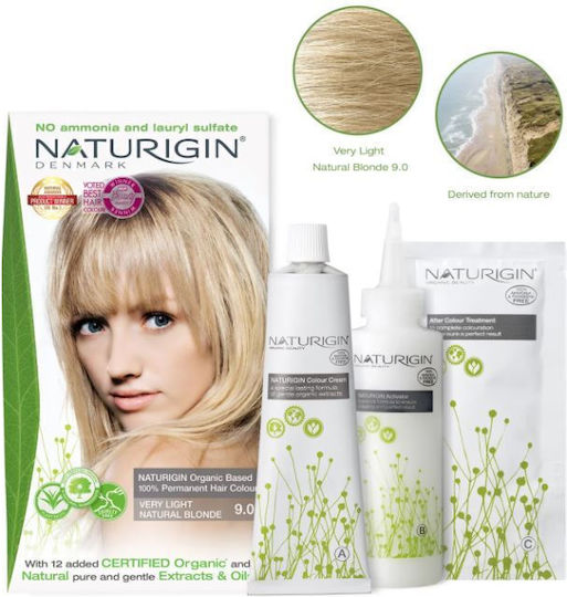 Naturigin Vopsea De Păr Fără Amoniac Very Light Natural Blonde 9.0