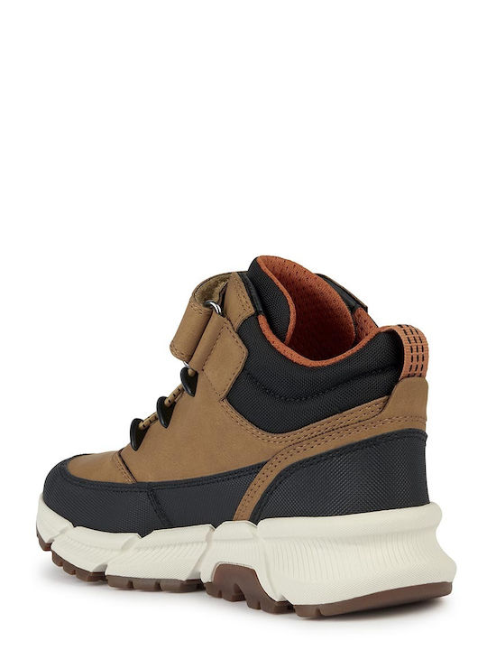 Flexyper Kids Boots with Velcro Brown
