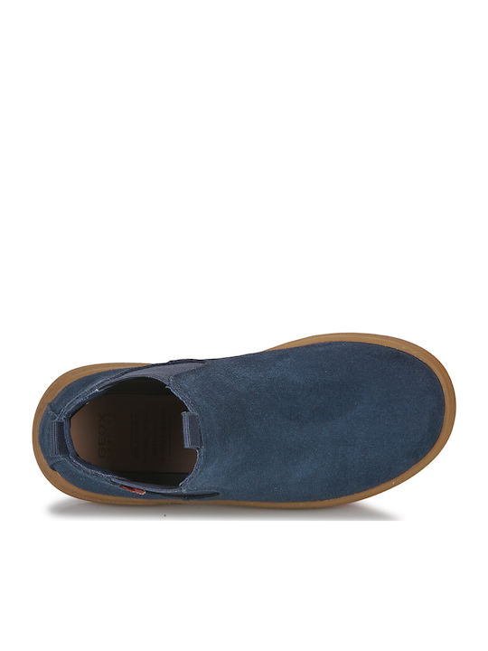 Theleven Suede Παιδικά Μποτάκια Μπλε