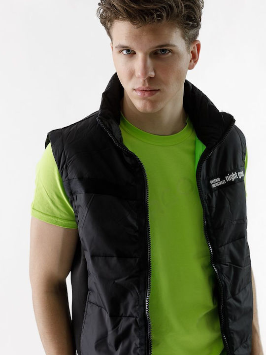 Devergo Men's Sleeveless Jacket Black