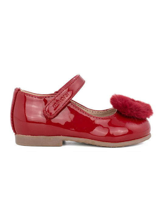 Mayoral Kids Anatomic Ballerinas with Hoop & Loop Closure Red