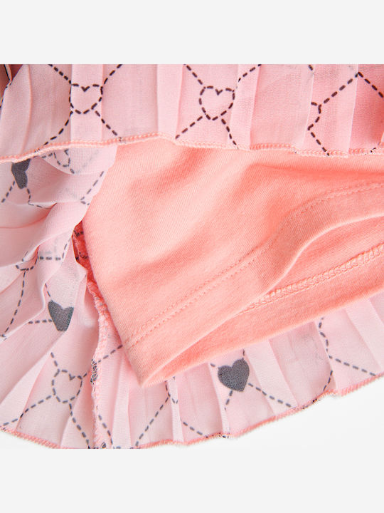 Kids' Pleated Skirt Pink