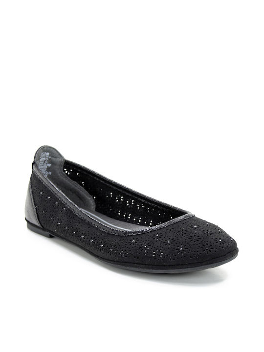 Marco Tozzi Damen Ballerinas Schwarz 22107