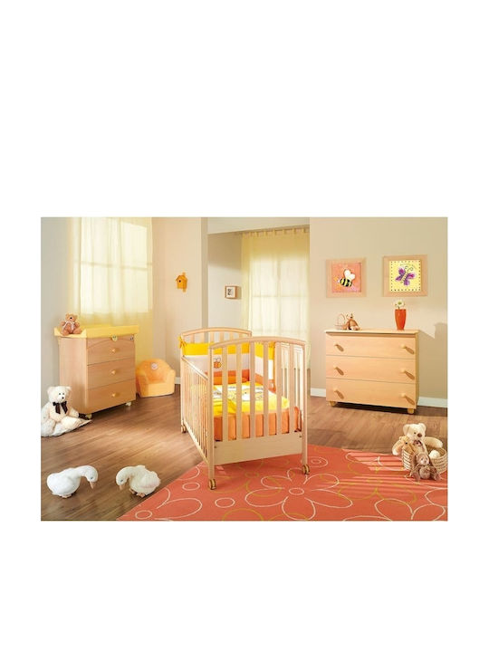 Pali Babybett Ciak Natural für Matratze 64x126cm