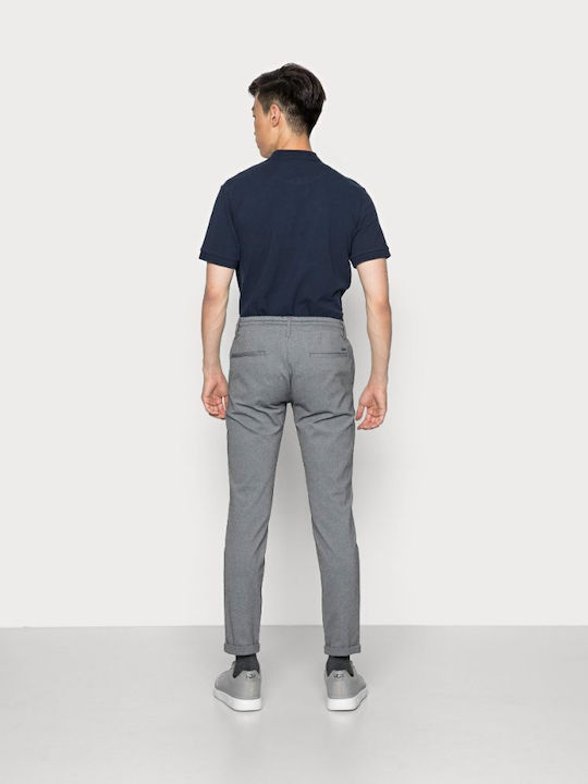 Indicode Men's Trousers Chino Elastic Gray