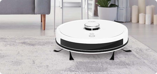 Tesla Roboter-Staubsauger mit Laser-Kartierung und Saugkraft 3000Pa Weiße
