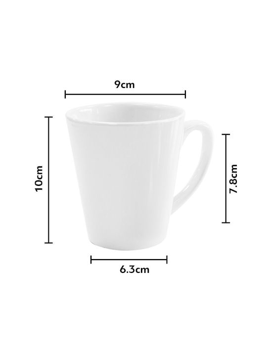 Koupakoupa I Love Ceramic Cup White 300ml