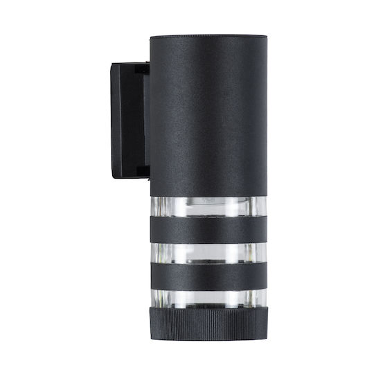 GloboStar Orion Wandmontiertes Außenlampen Spot GU10 IP65 9x15x23.2cm