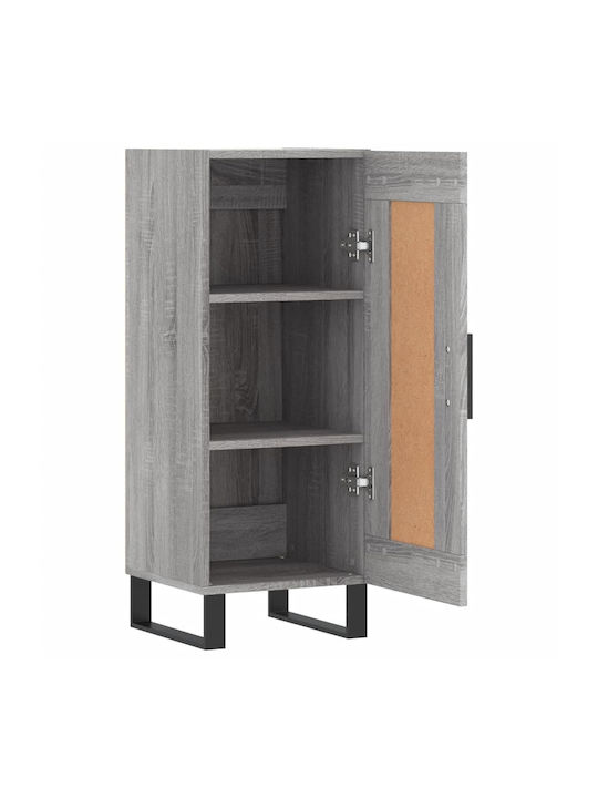 Cabinet Storage Made of Metal & Wood L34.5xW34xH90cm