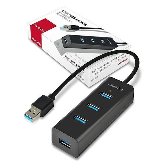 Axagon Hub 4 Θυρών USB 3.0 με σύνδεση USB-A