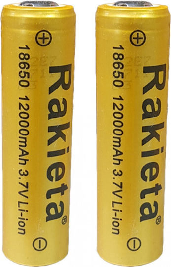 Pairdeer Rakieta Επαναφορτιζόμενες Μπαταρίες 18650 Li-ion 3.7V 2τμχ