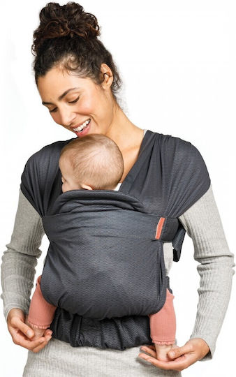 Infantino Wrap Carrier Hug & Cuddle Adjustable Hybrid Gray with Maximum Weight 12kg