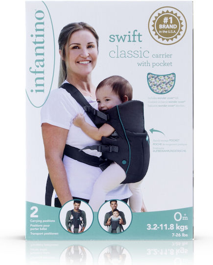 Infantino Κλασικός Μάρσιπος Swift Classic Grey με Μέγιστο Βάρος 12kg