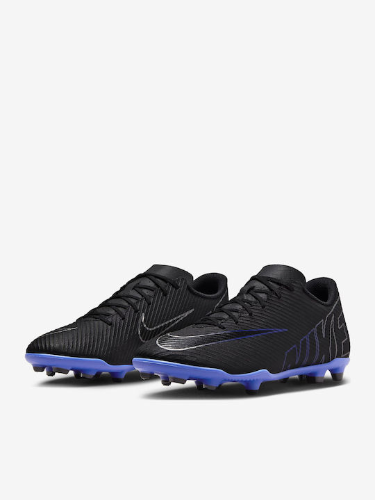 Nike Mercurial Vapor 15 Club Football Shoes with Cleats Black