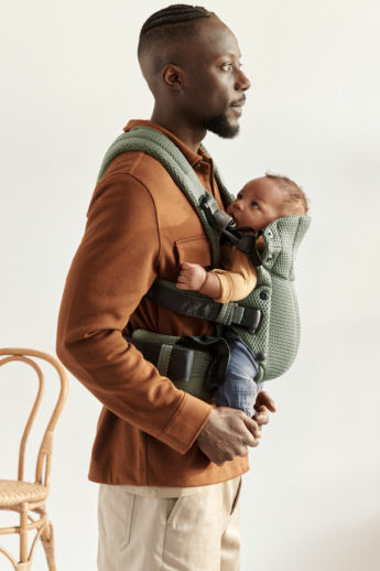 BabyBjorn Classic Carrier Harmony 3D Mesh Dark Green with Maximum Weight 15kg