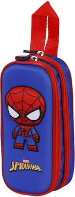 Karactermania Spider-Man Pencil Case with 1 Compartment Multicolored