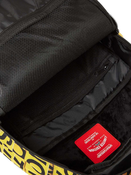 Sprayground DLXSR School Bag Backpack Junior High-High School Yellow with Water Bottle Holder
