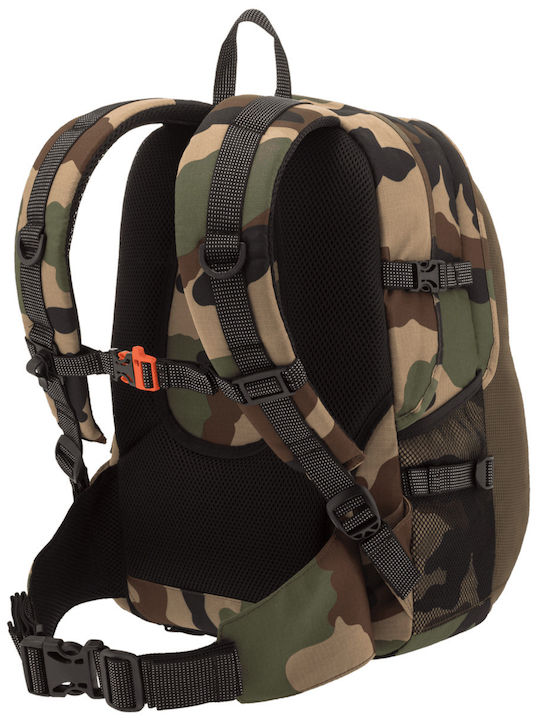 Polo Offpist School Bag Backpack Junior High-High School Camo with Water Bottle Holder 28Liters 2023