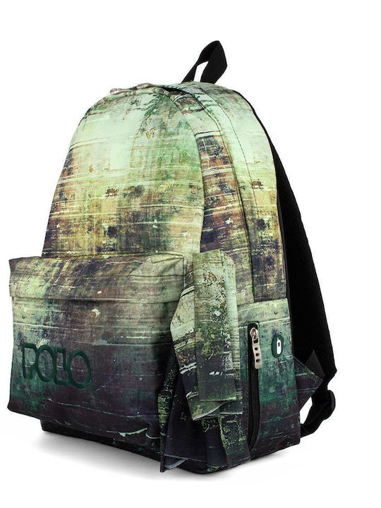 Polo School Backpack for Junior High-High School with Water Bottle Holder Degrade Camo 20L 30 x 21 x 42cm
