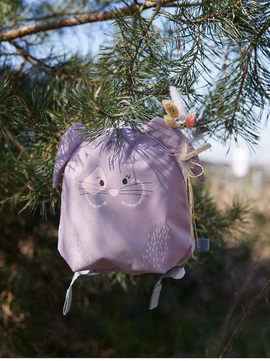 Laessig Tiny Bunny School Bag Backpack Kindergarten Purple