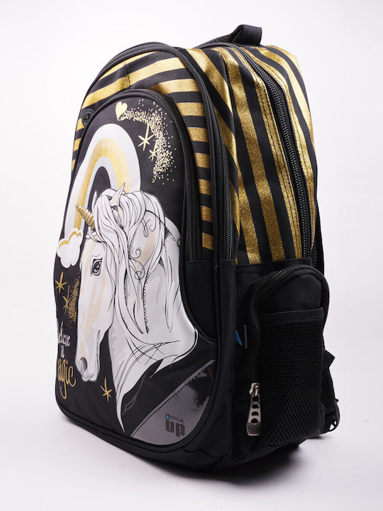 No Fear Schulranzen Rucksack Grundschule Grün mit Flaschenhalter 30Liter