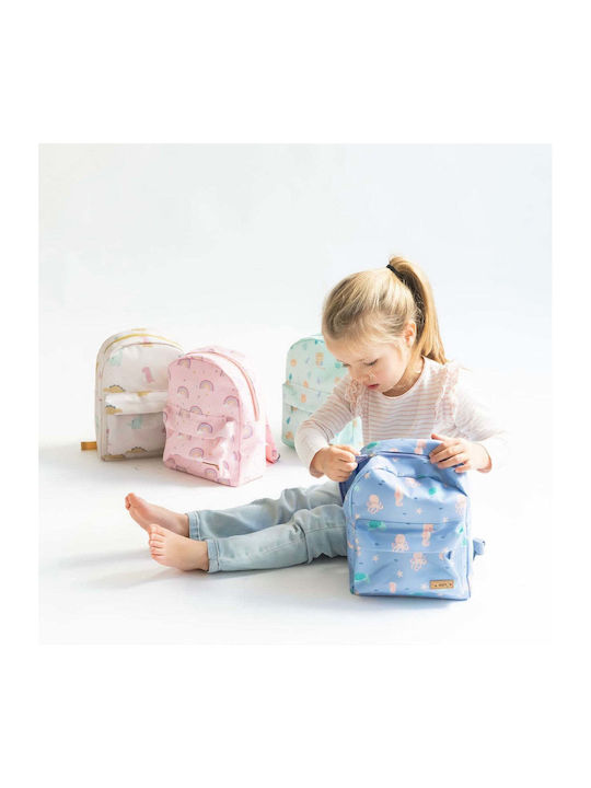Saro Happy Dinos Schulranzen Rucksack Kindergarten Beige