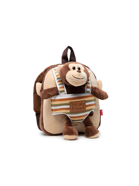 Perletti Kids Bag Backpack Brown 22cmx5cmx25cmcm