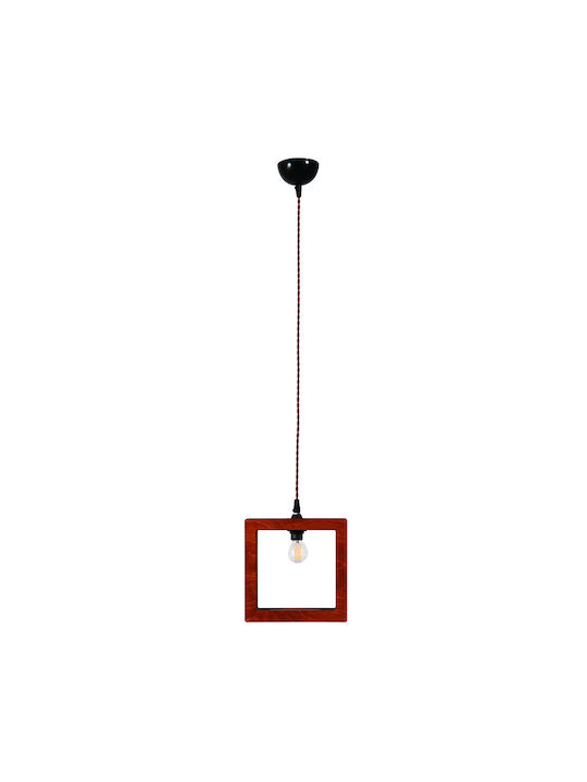 ARlight Pendant Light Brown with Socket E27 22x6x80cm