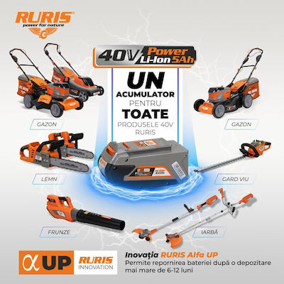 Ruris RM3545e Αλυσοπρίονο Μπαταρίας Brushless 40V 2.3kg με Λάμα 35cm Solo