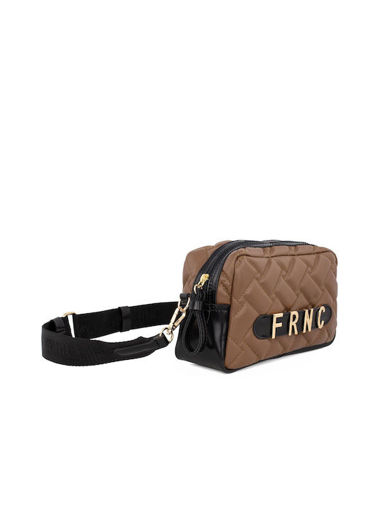 FRNC Set Damen Tasche Crossbody Braun