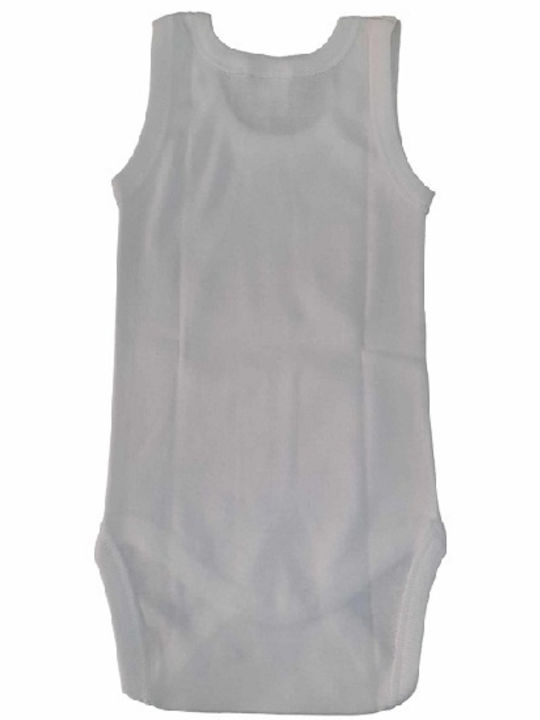 Helios Baby Bodysuit Set Sleeveless White