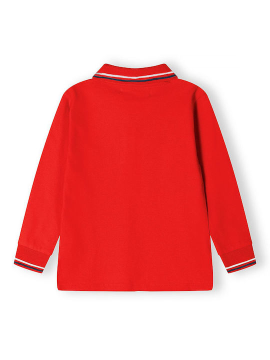 Minoti Kids Blouse Long Sleeve Red