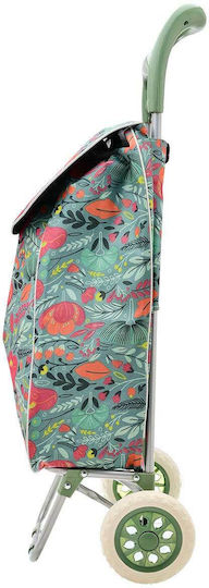 Shopping Trolley Lux Fabric 36lt Floral