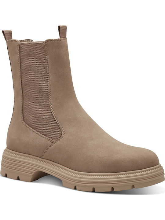 Damen Chelsea Stiefeletten Braun