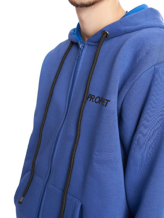 Sweatshirt with Hood Royal Blue