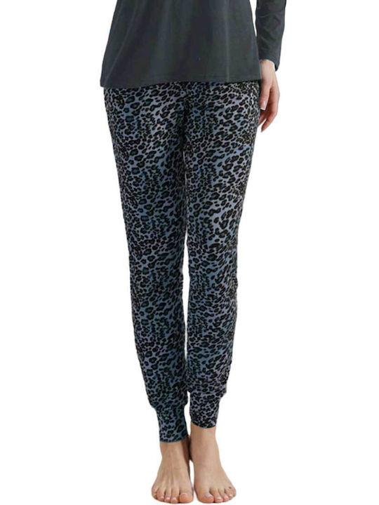 Fuanna Winter Women's Pyjama Set Gray