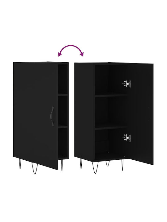 Cabinet Storage Made of Metal & Wood L34.5xW34xH90cm