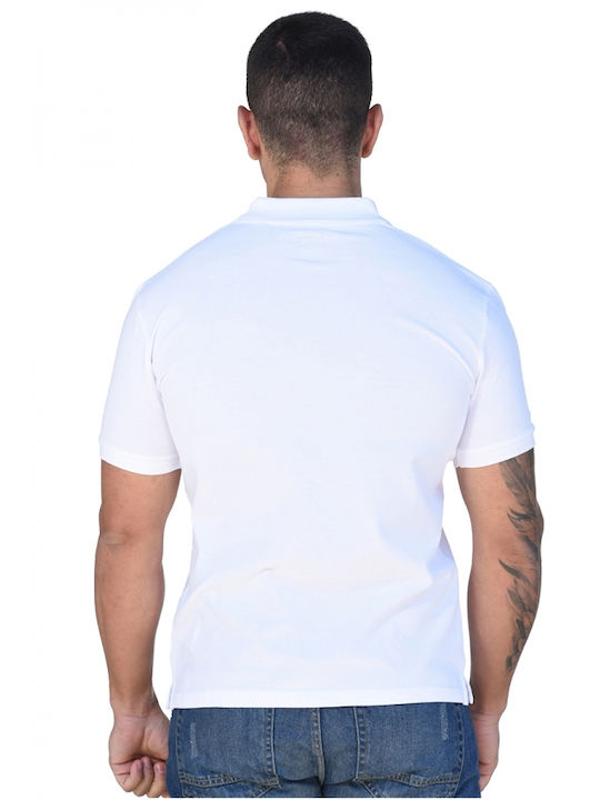 Splendid Men's Short Sleeve Blouse Polo White