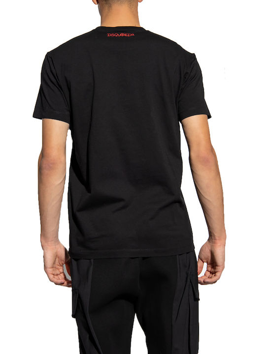 Dsquared2 Men's Short Sleeve T-shirt Black