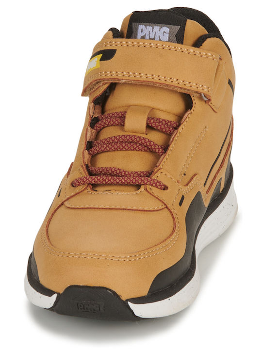 Kinder Sneakers Hoch Anatomisch Braun