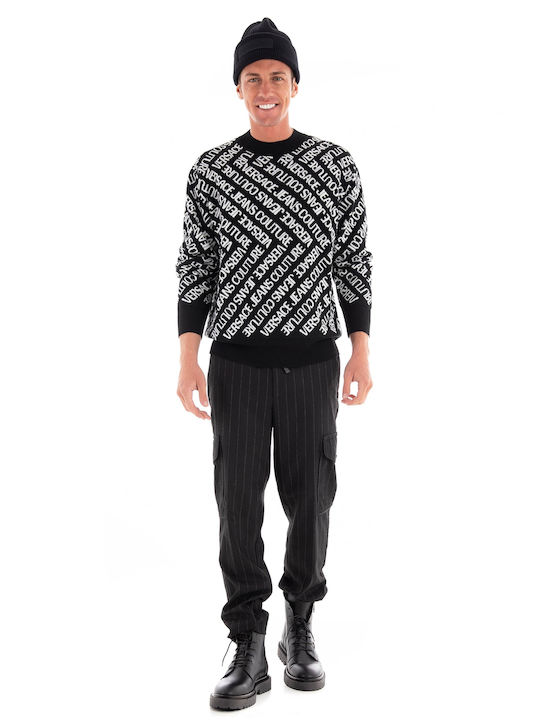 Versace Men's Long Sleeve Sweater Black