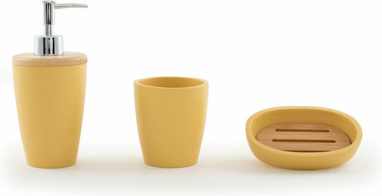 Nef-Nef Homeware Επιτραπέζια Σαπουνοθήκη Santro Κίτρινη