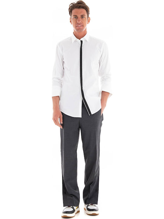 Keidi Long-sleeved Cotton Shirt White