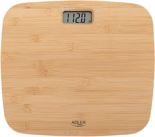 Adler Digital Bathroom Scale Brown AD-8173